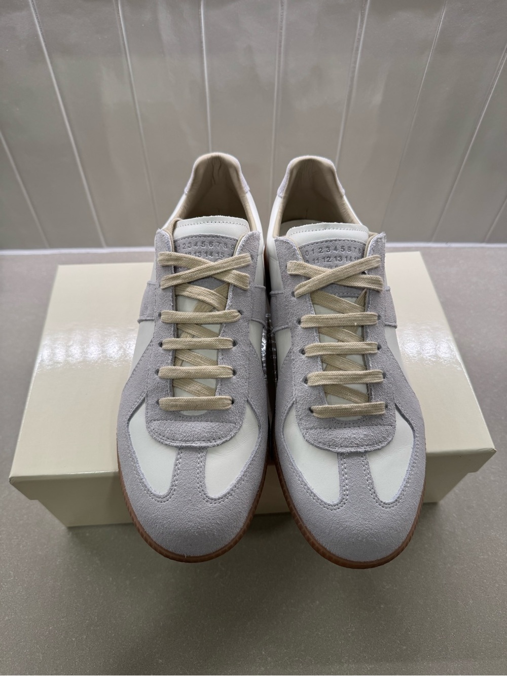 Maison Margiela GAT Men’s EU 45 or US 11 White/Grey - Picture 5 of 11
